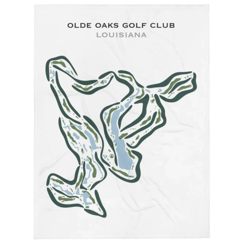 Olde Oaks Golf Club, Louisiana - Printed Golf Courses