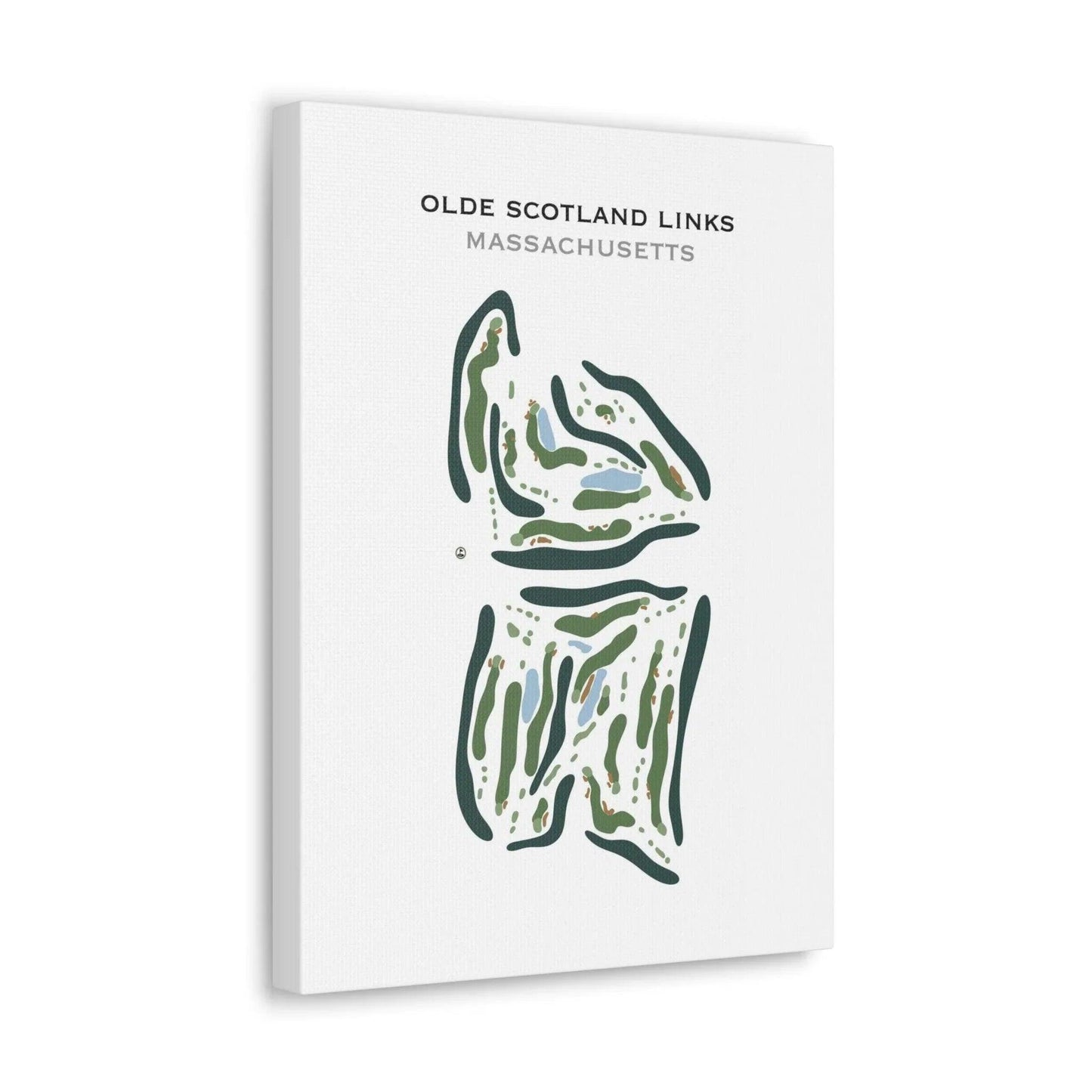 Olde Scotland Links, Massachusetts - Printed Golf Course