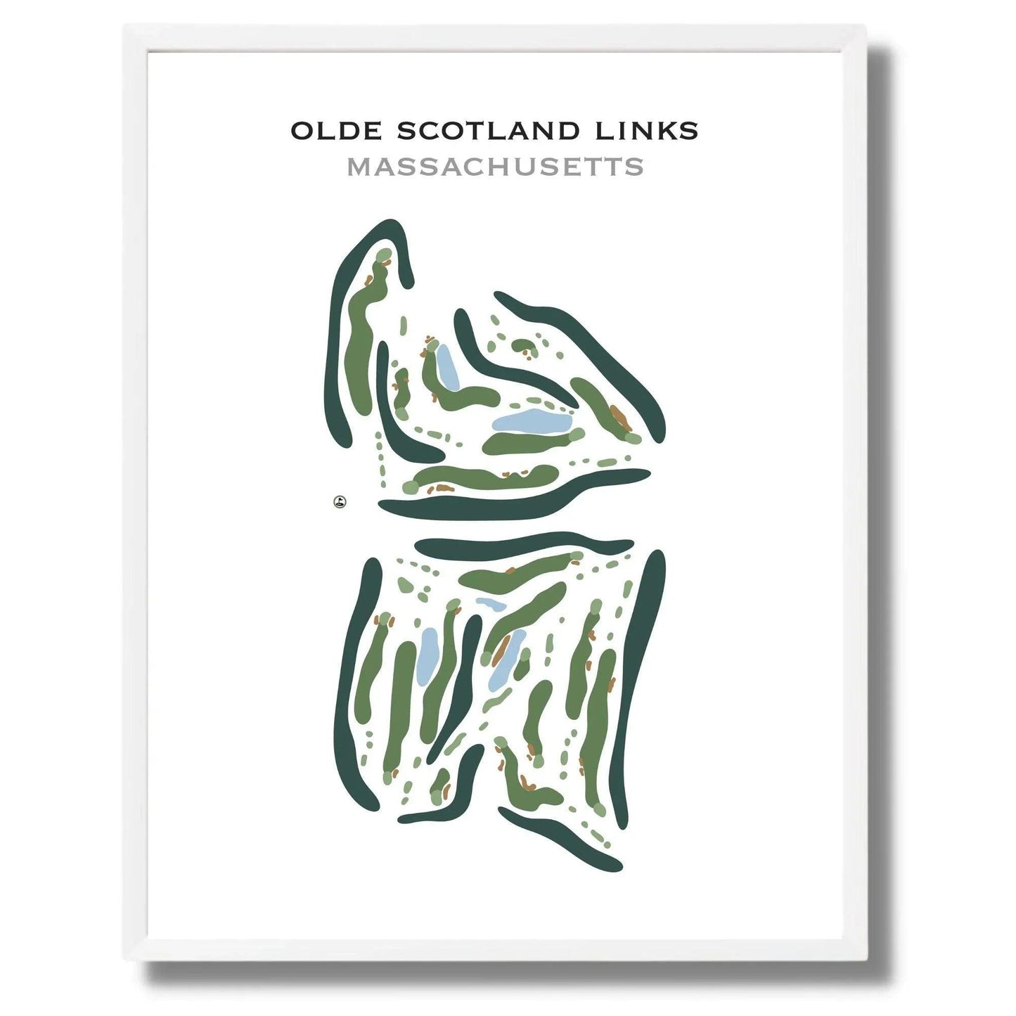 Olde Scotland Links, Massachusetts - Printed Golf Course