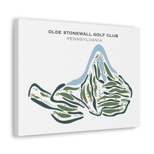 Olde Stonewall Golf Club, Pennsylvania - Printed Golf Courses