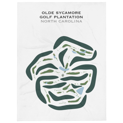 Olde Sycamore Golf Plantation, North Carolina - Printed Golf Courses