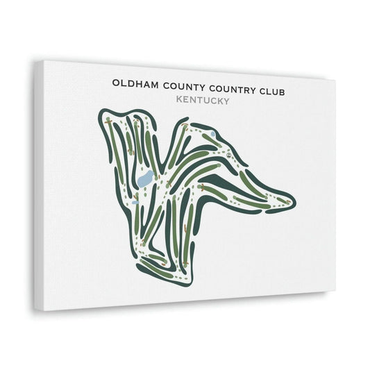 Oldham County Country Club, Kentucky - Printed Golf Courses