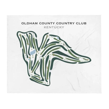 Oldham County Country Club, Kentucky - Printed Golf Courses