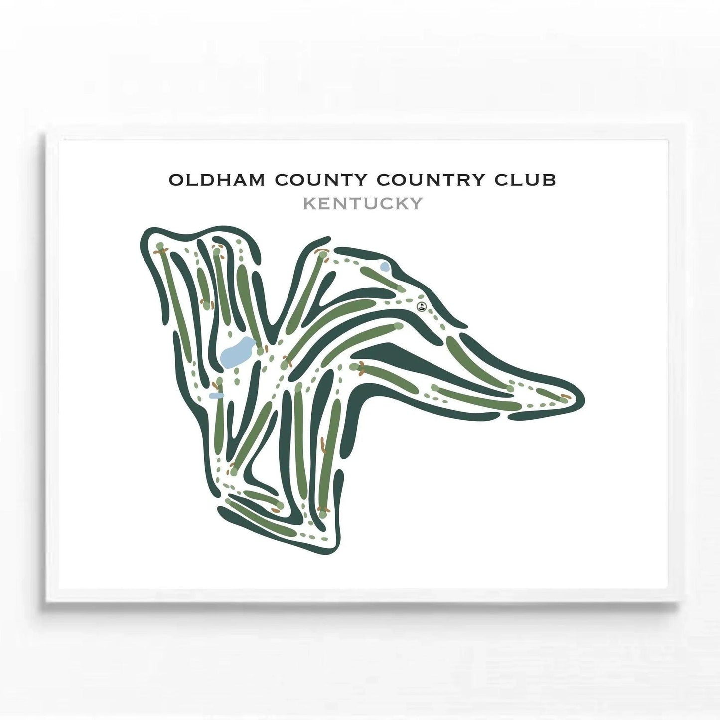Oldham County Country Club, Kentucky - Printed Golf Courses