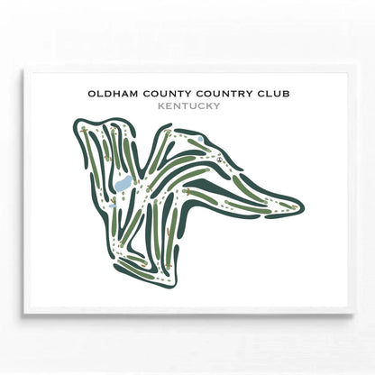 Oldham County Country Club, Kentucky - Printed Golf Courses