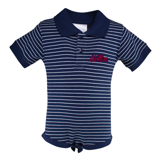 Ole Miss Jersey Baby Boy Onesie
