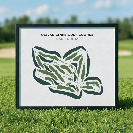 Olivas Links Golf Course, California - Printed Golf Courses