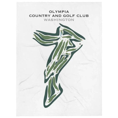 Olympia Country & Golf Club, Washington - Printed Golf Courses