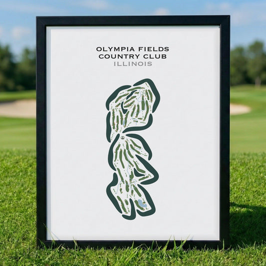 Olympia Fields Country Club, Illinois - Printed Golf Courses