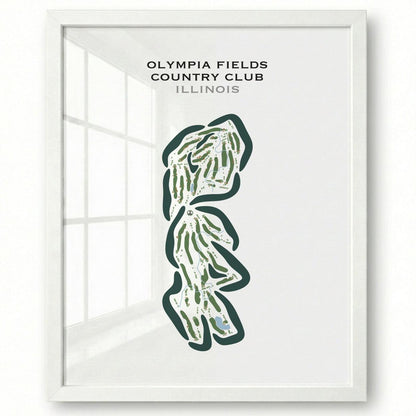 Olympia Fields Country Club, Illinois - Printed Golf Courses
