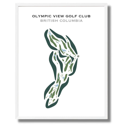 Olympic View Golf Club, British Columbia, Canada - Printed Golf Courses