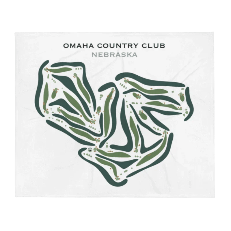 Omaha Country Club, Nebraska - Printed Golf Courses