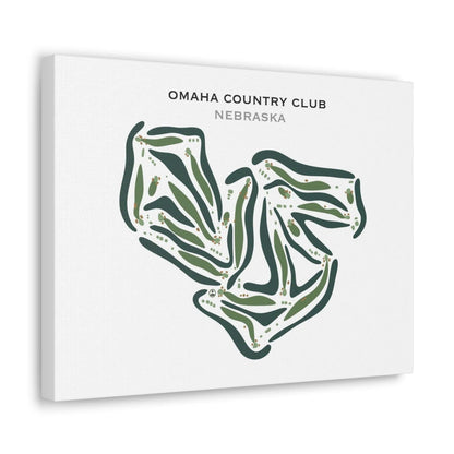 Omaha Country Club, Nebraska - Printed Golf Courses