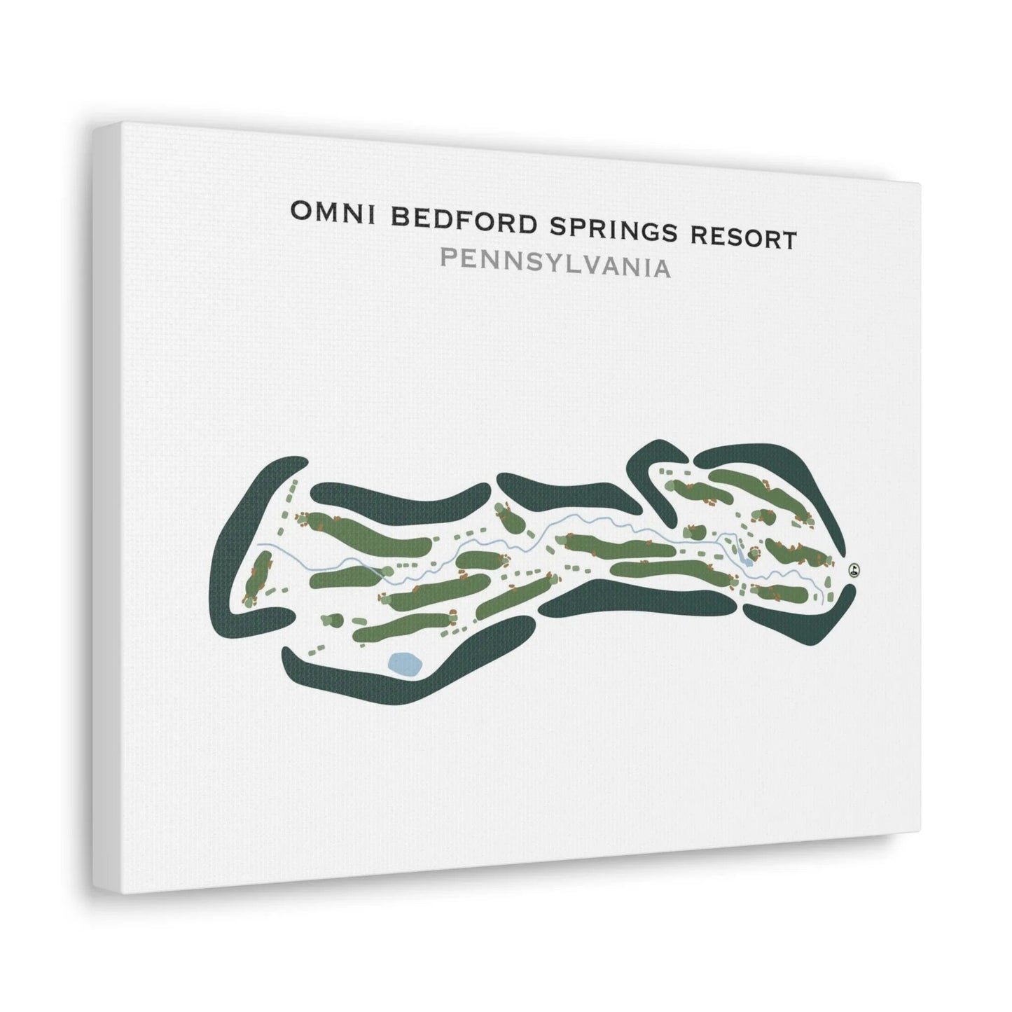 Omni Bedford Springs Resort, Pennsylvania - Printed Golf Courses