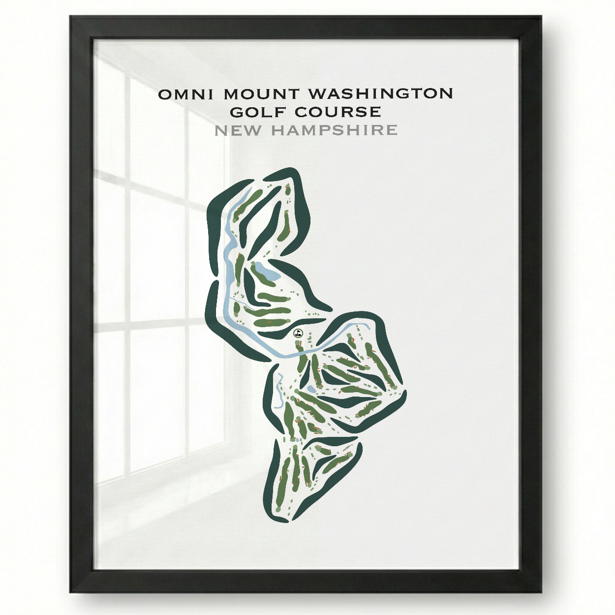 Omni Mount Washington Golf Course, New Hampshire - Printed Golf Courses