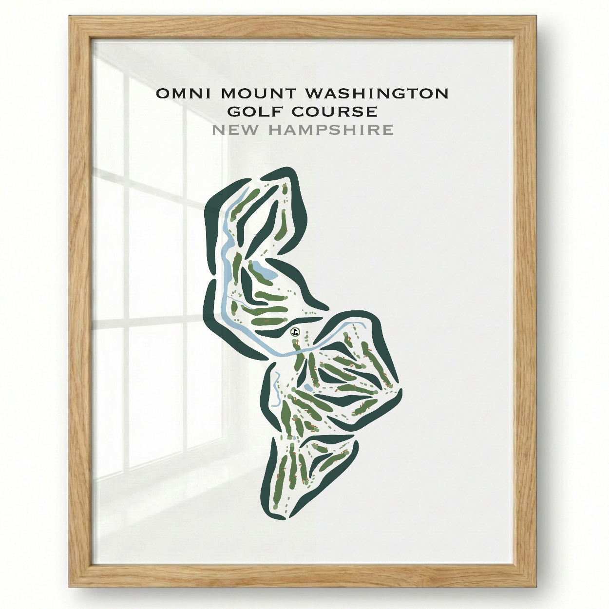 Omni Mount Washington Golf Course, New Hampshire - Printed Golf Courses