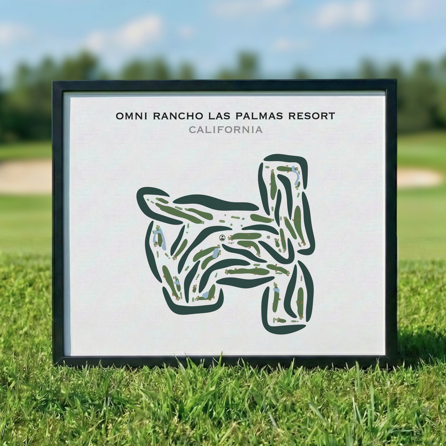 Omni Rancho Las Palmas Resort, California - Printed Golf Courses