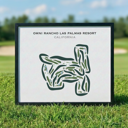 Omni Rancho Las Palmas Resort, California - Printed Golf Courses
