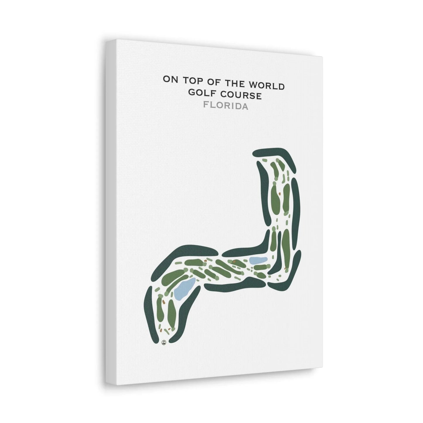On Top of the World Golf Course, Florida - Printed Golf Courses