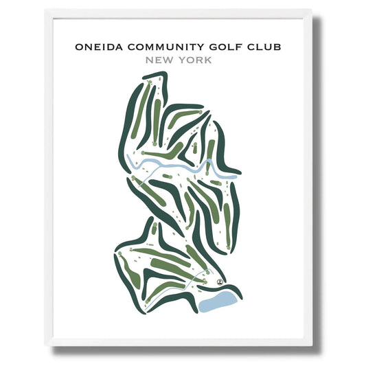 Oneida Community Golf Club, New York - Printed Golf Courses