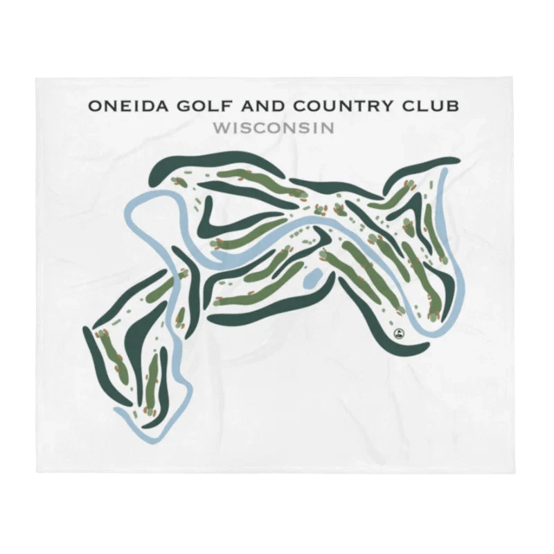 Oneida Golf and Country Club, Wisconsin - Printed Golf Courses
