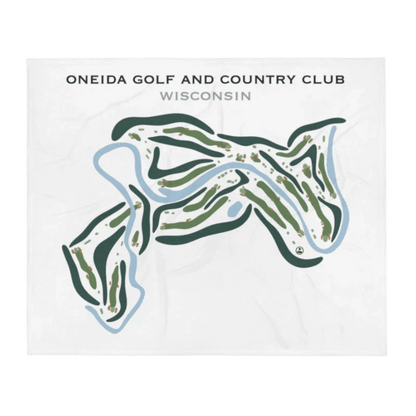 Oneida Golf and Country Club, Wisconsin - Printed Golf Courses