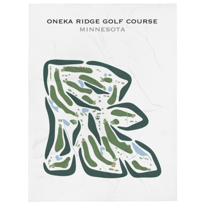 Oneka Ridge Golf Course, Minnesota - Printed Golf Courses