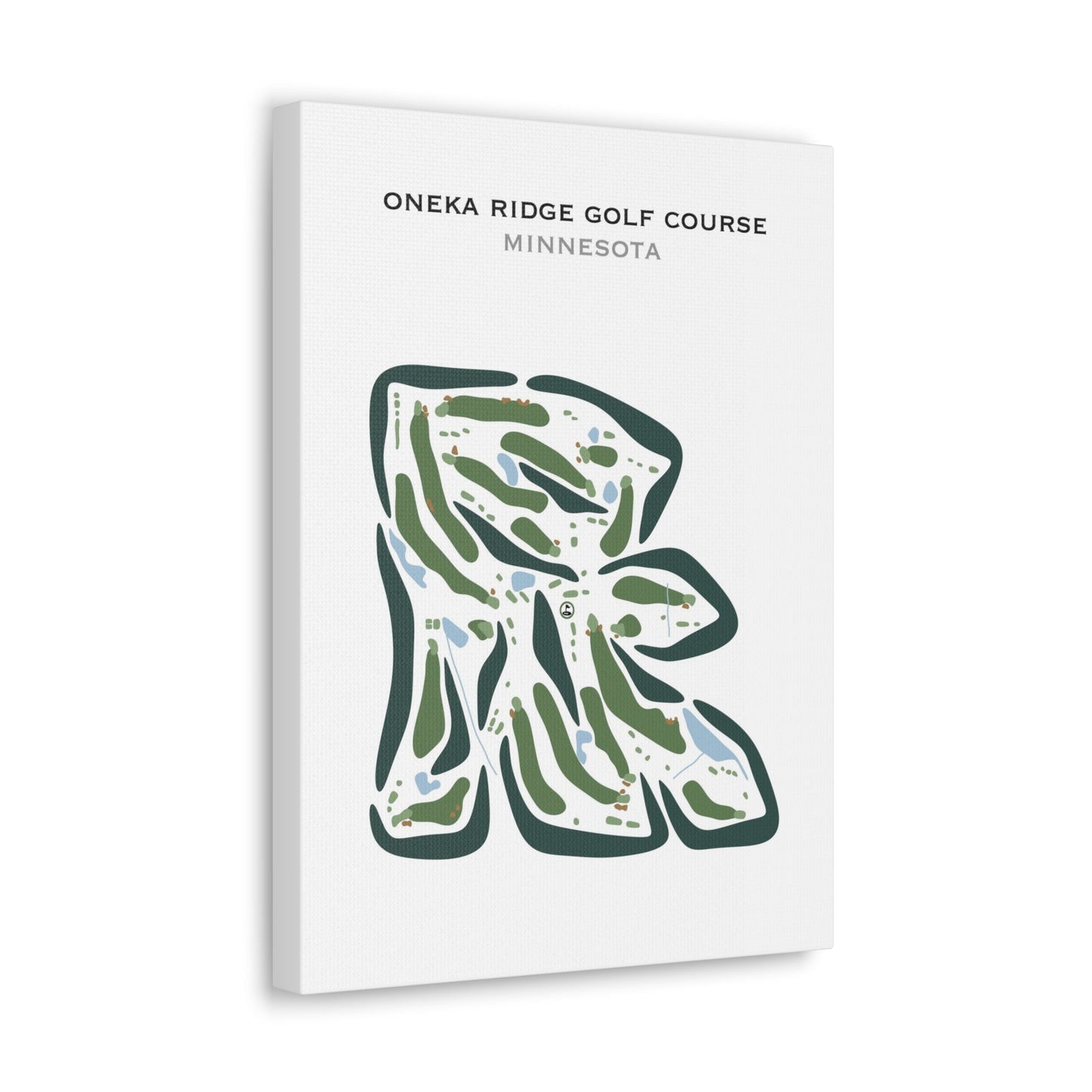 Oneka Ridge Golf Course, Minnesota - Printed Golf Courses