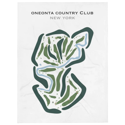 Oneonta Country Club, New York - Printed Golf Courses