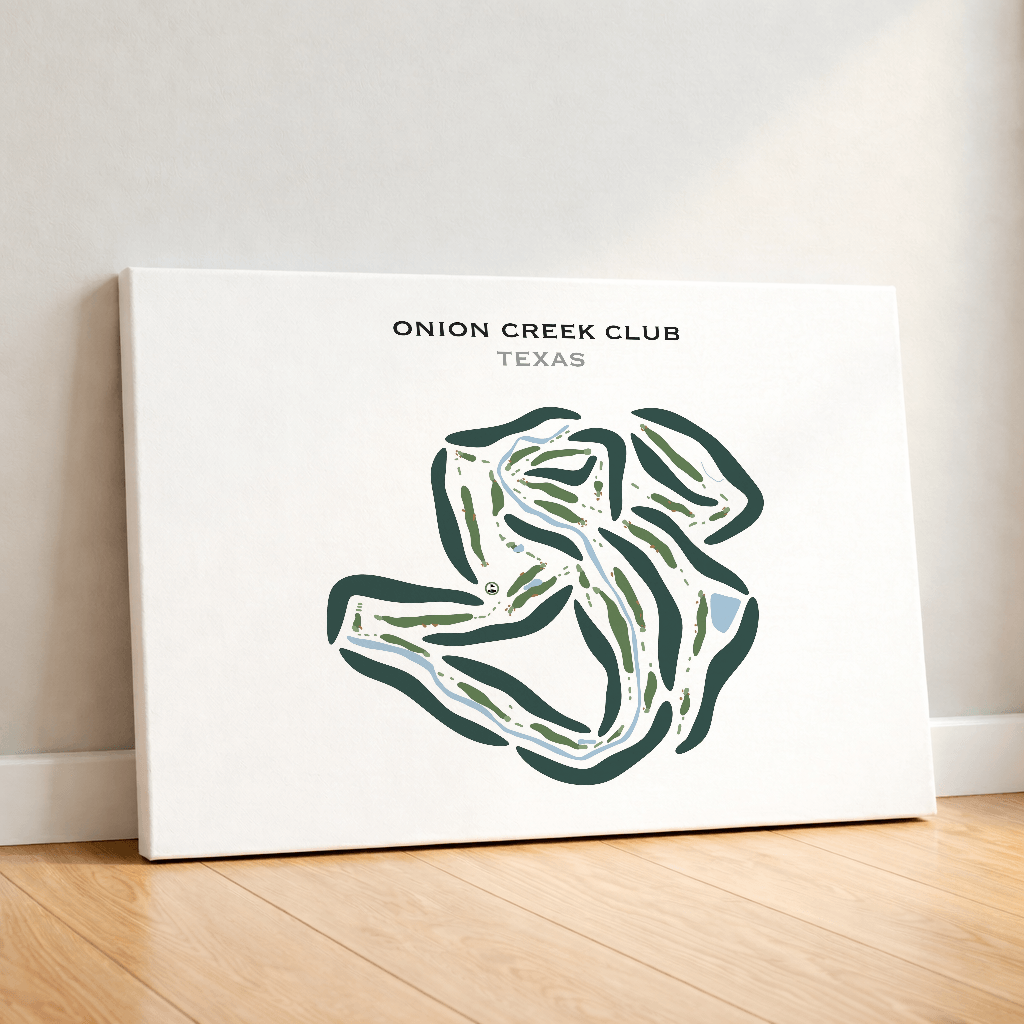 Onion Creek Club, Texas - Printed Golf Courses