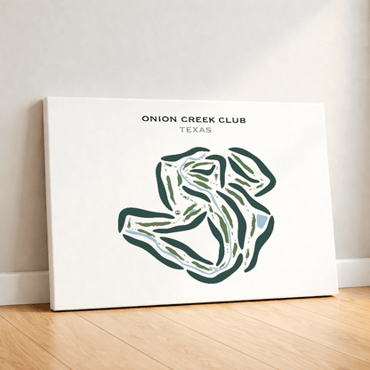 Onion Creek Club, Texas - Printed Golf Courses