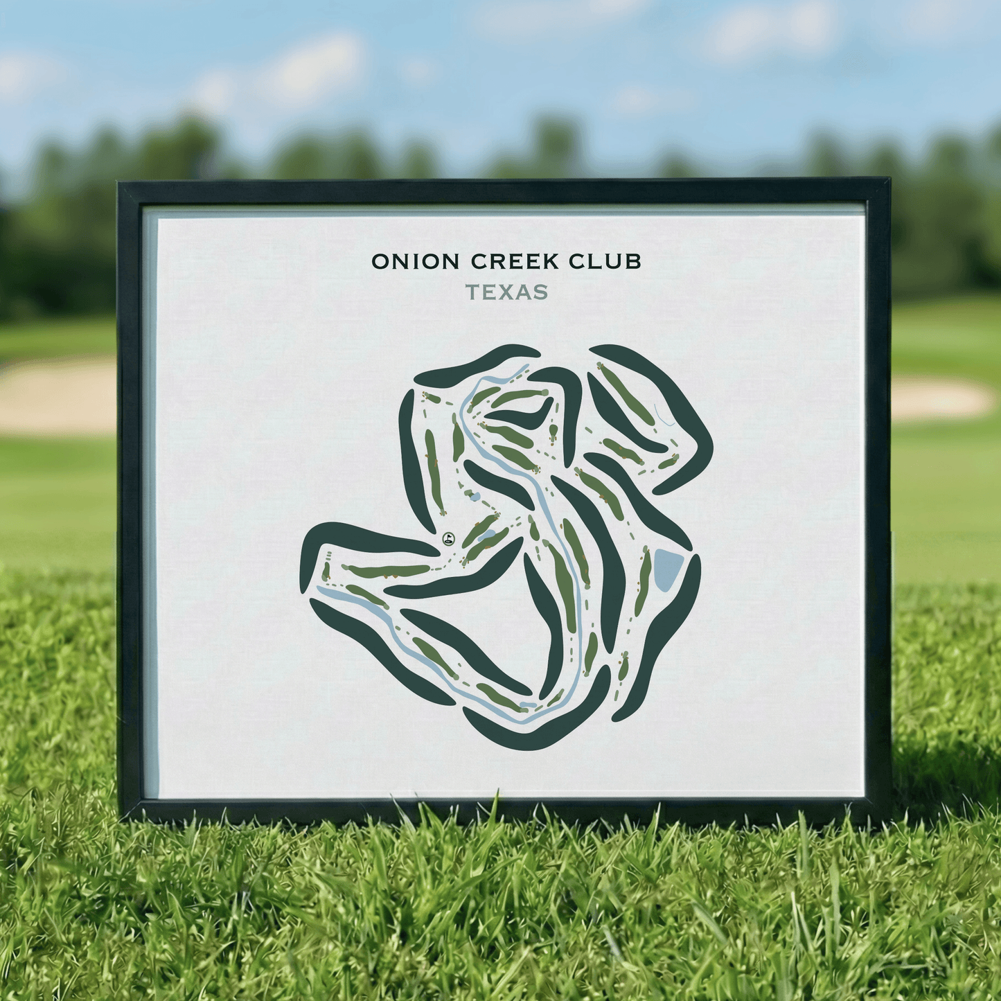 Onion Creek Club, Texas - Printed Golf Courses