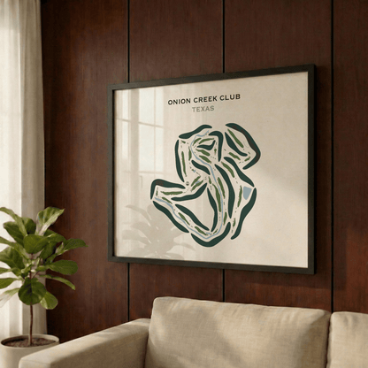 Onion Creek Club, Texas - Printed Golf Courses