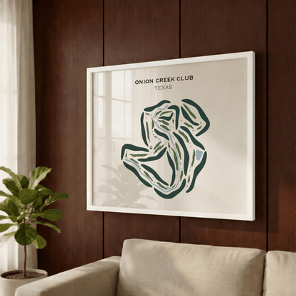 Onion Creek Club, Texas - Printed Golf Courses