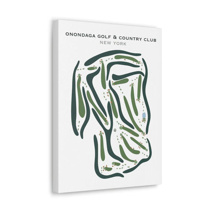Onondaga Golf & Country Club, New York - Printed Golf Courses