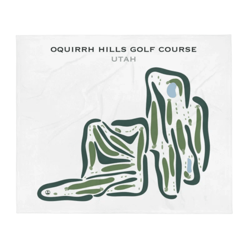 Oquirrh Hills Golf Course, Utah - Printed Golf Courses