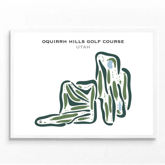 Oquirrh Hills Golf Course, Utah - Printed Golf Courses