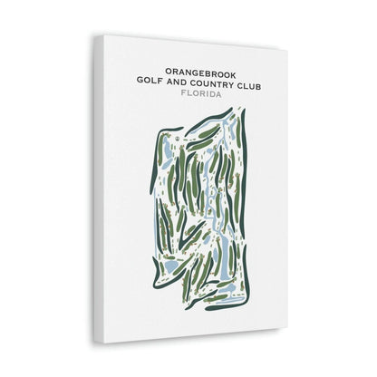 Orangebrook Golf & Country Club, Florida - Printed Golf Courses