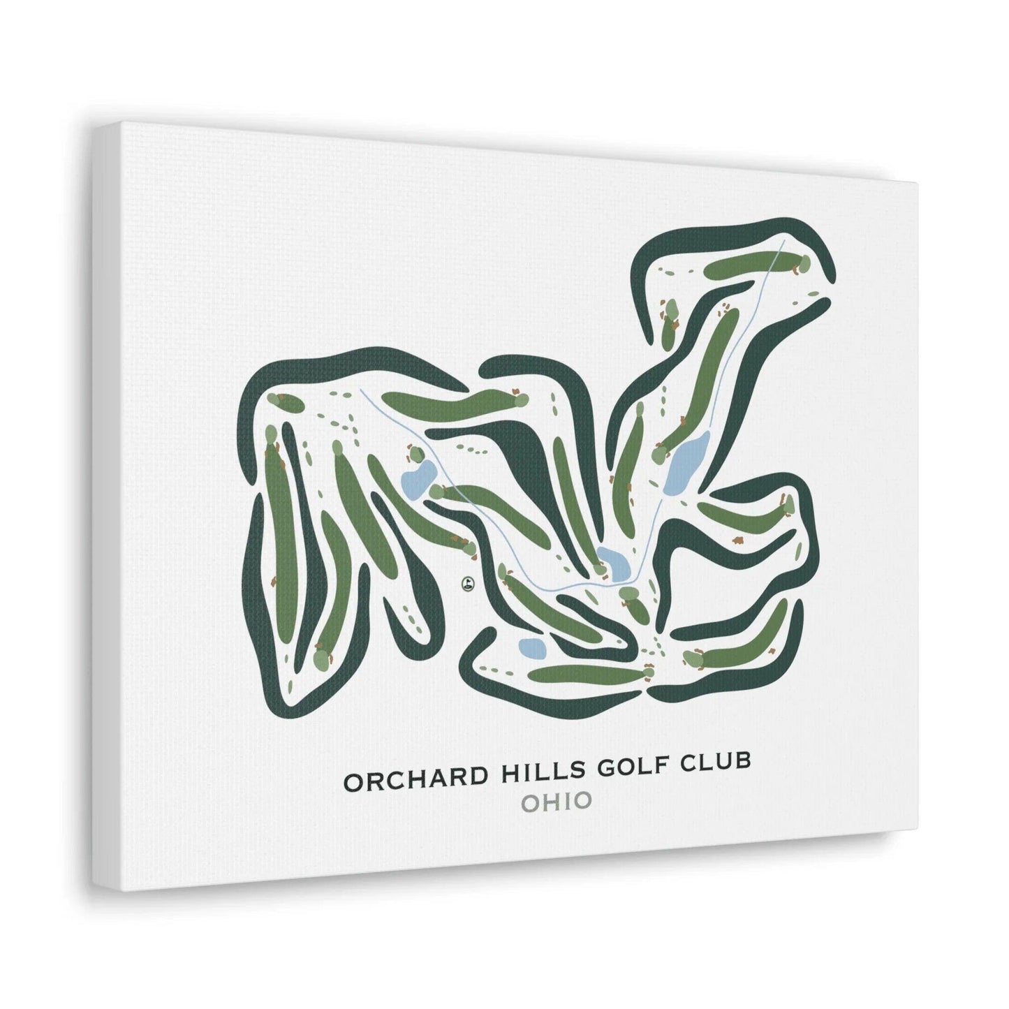 Orchard Hills Golf Club, Ohio - Printed Golf Courses