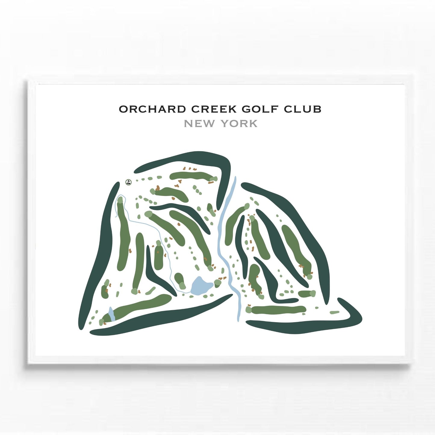 Orchard Creek Golf Club, New York - Printed Golf Courses