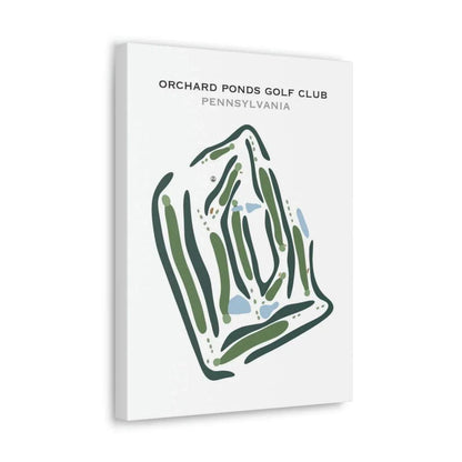 Orchard Ponds Golf Club, Pennsylvania - Printed Golf Courses