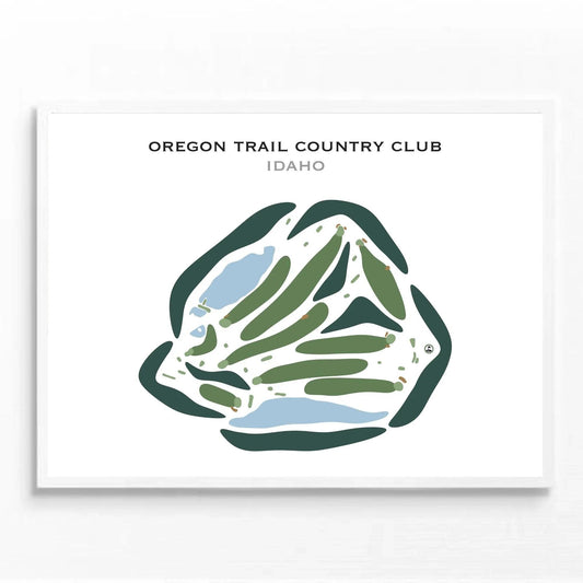 Oregon Trail Country Club, Idaho - Printed Golf Courses