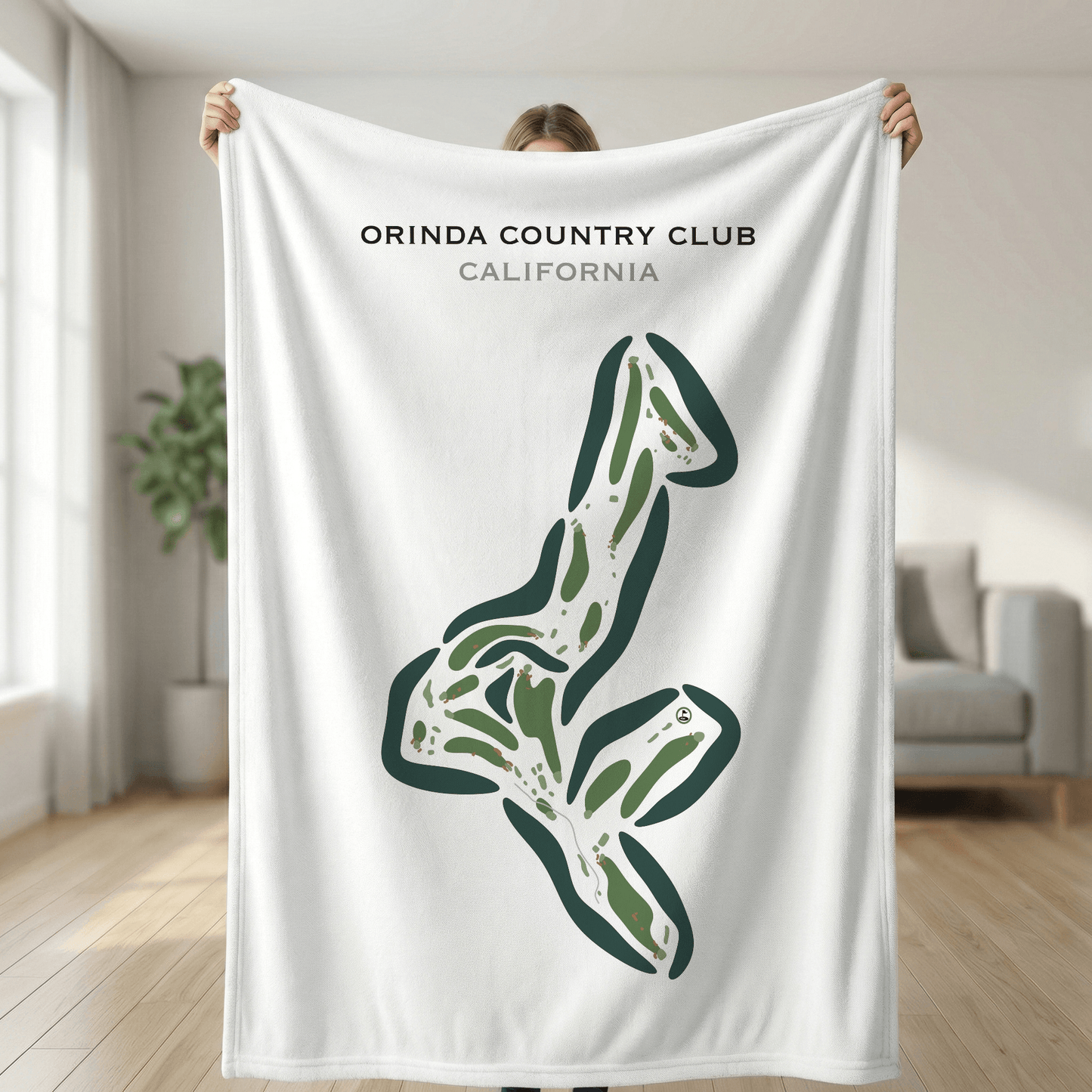 Orinda Country Club, California - Printed Golf Courses