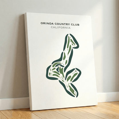 Orinda Country Club, California - Printed Golf Courses