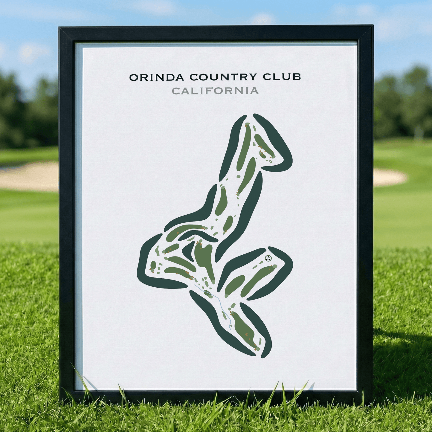 Orinda Country Club, California - Printed Golf Courses