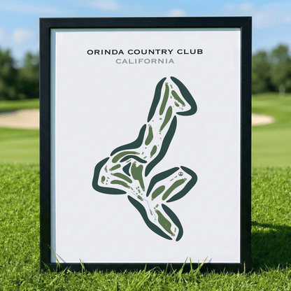 Orinda Country Club, California - Printed Golf Courses