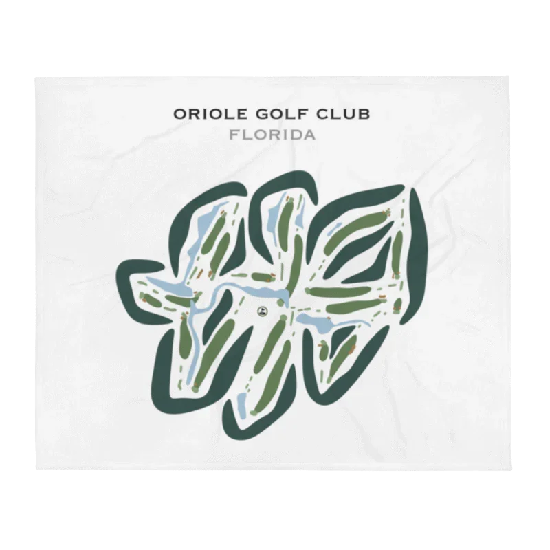 Oriole Golf Club, Florida - Printed Golf Courses
