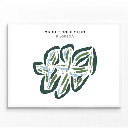 Oriole Golf Club, Florida - Printed Golf Courses