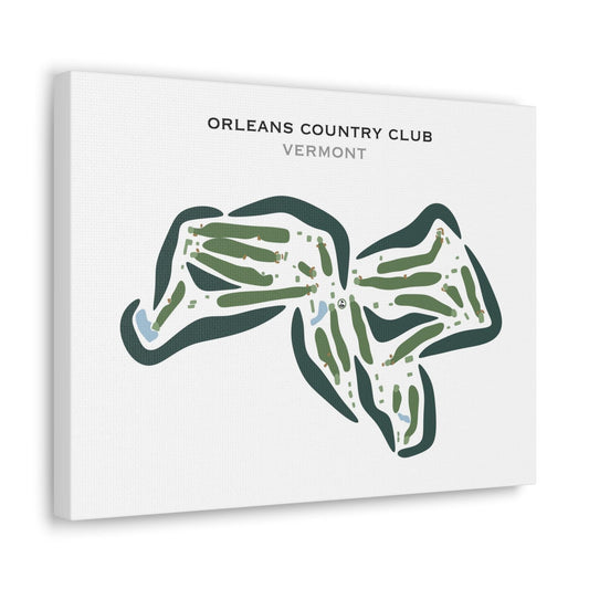 Orleans Country Club, Vermont - Printed Golf Courses