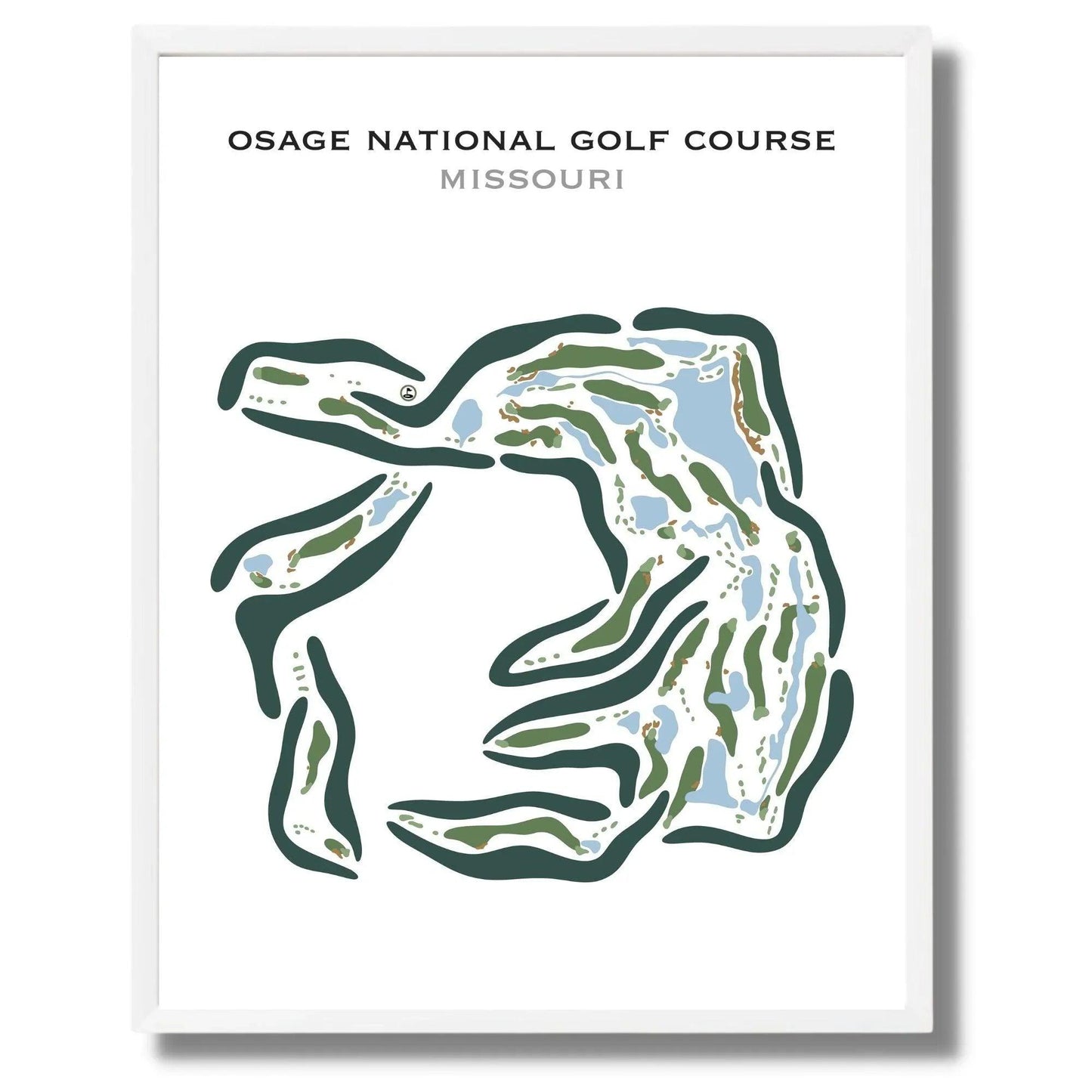 Osage National Golf Resort, Missouri - Printed Golf Courses